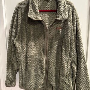 Women's Columbia Olive Green Textured Jacket